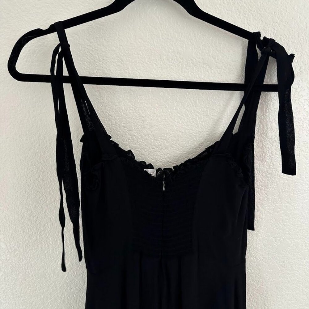 Reformation Nikita Dress in Black - Picture 9 of 10